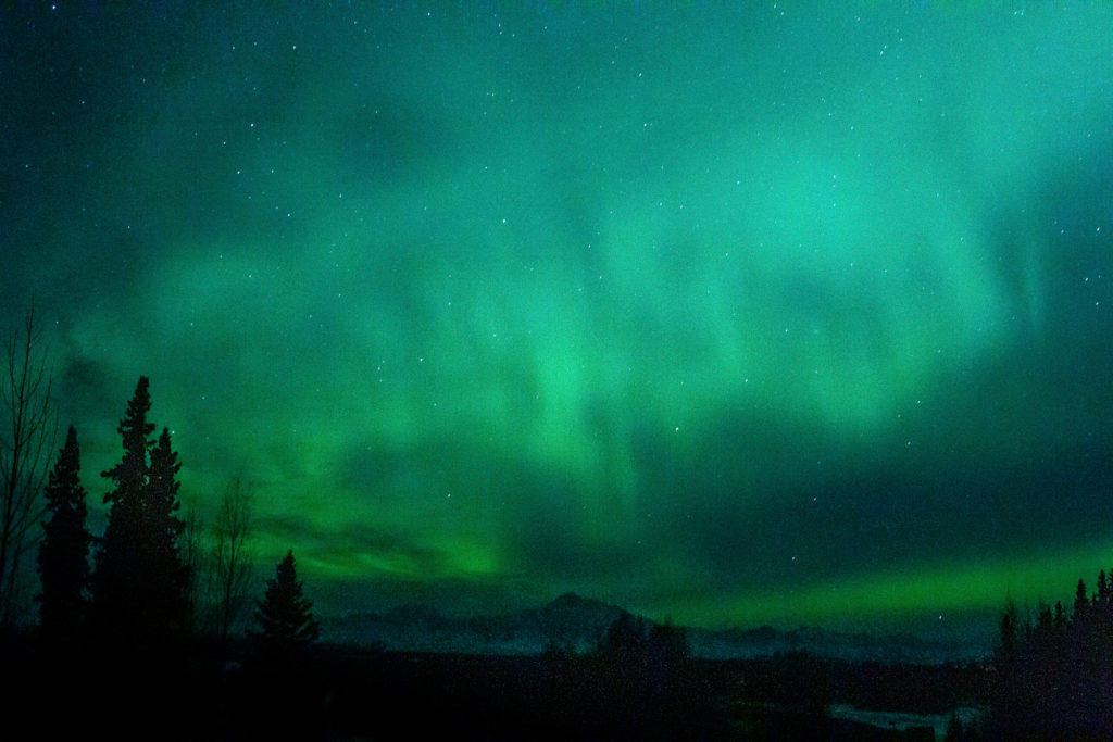 Northern Lights in Talkeenta, Alaska